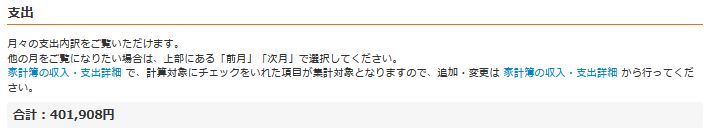 2020年6月の支出額