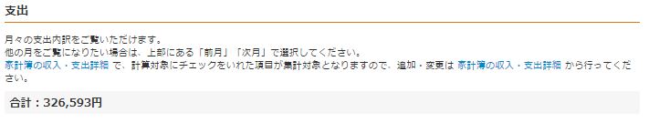 2020年8月の総支出額